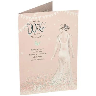 Image of Hallmark Wife Anniversary Card &quot;Very Special Day&quot; Medium
