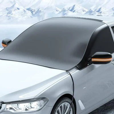 Image of KLUFO Car Windscreen Snow Cover for Mazda CX 60 CX60 2021 2022 2023 2024+, All Weather Ice Protection Foils Anti frost Sunshade Accessories