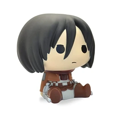 Image of Plastoy ATTACK ON TITAN Mini Money Box Chibi Mikasa 13cm