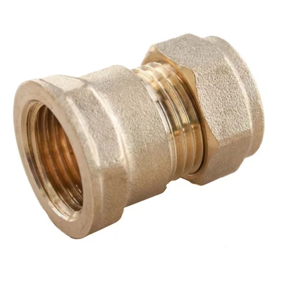 Image of Oracstar Compression Straight Connector Female 15mm x 1/2&quot; FI