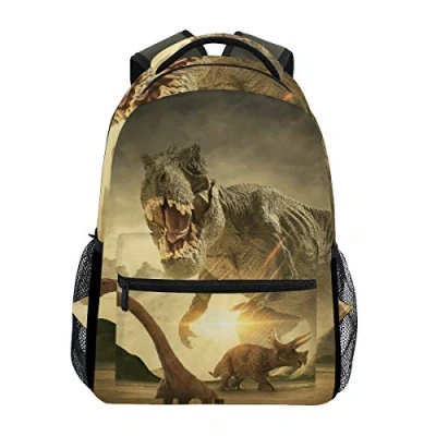 Image of School Backpacks Special Dinosaurs Student Backpack Big for Girls Kids Elementary Shoulder Bag Bookbag