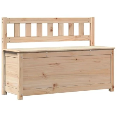 Image of vidaXL Bench 110x41x76.5 cm Solid Wood Pine