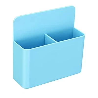Image of Magnetic Marker Holder for Whiteboards / Fridge Refrigerator, Pen Dry Erase Tray with Anisotropic Magnet Backing,Blue