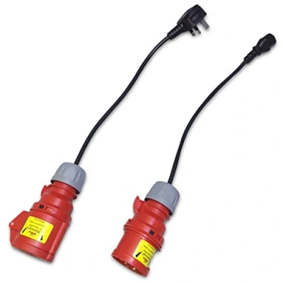 Image of Marten® 415V 16A 4 Pin Adapter Set for PAT Testing 3 Phase