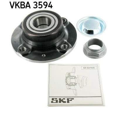 Image of 374870 Wheel bearing kit SKF VKBA 3594 with integrated ABS sensor CITROËN: C5 II Estate, I Estate