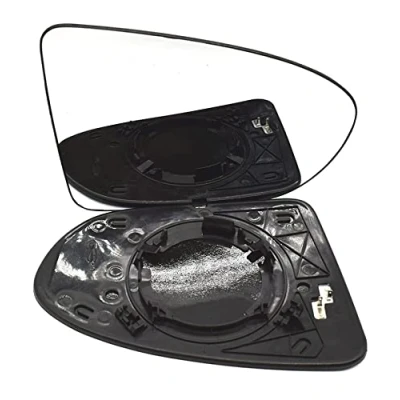 Image of Wing Mirror Glass for Qashqai J10 model 2007 2008 2009 2010 2011 2012 2013 models Heated Right Hand Side UK Driver