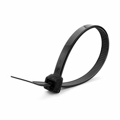 Image of 100 x Black Nylon Cable Ties 2.5mm / Extra Strong Zip Tie Wraps
