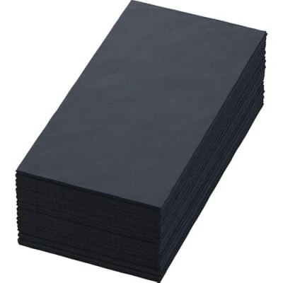 Image of Duni Tissue Dinner Napkin Black 40x40cm (250)