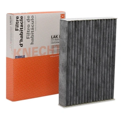 Image of 272772519R, 272774072R, 272779564R Pollen Filter MAHLE ORIGINAL LAK 891 Activated Carbon 180,0mm 248mm 35,0mm NISSAN: X Trail