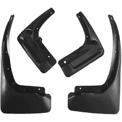 Image of 4 Pcs Car Mud Flaps for Jaguar F PACE 2016 2019, Front Rear rubber Guards, Splashproof Waterproof Protects Fender