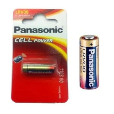 Image of Panasonic LRV08 Alkaline Battery Battery:Alkaline car alarm (Most) 23AE 23A. MN21.V23GA 33MAH 12V 28.9 x 10.3 mm Weight 6G
