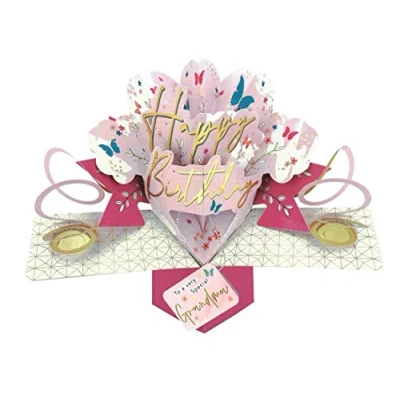Image of Second Nature Pop Ups Special Grandma Happy Birthday Up Greeting Card Cards POP197MC06