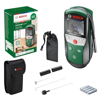 Image of Bosch inspection camera UniversalInspect (Ø8mm endoscope color images with flexible 0.95m length and integrated memory function, in cardboard box)