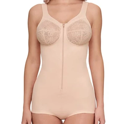 Image of Susa Women&#039;s 6343 Trousers Without Underwire Shaping Body, Semi transparent, Beige (Skin 010), 40A