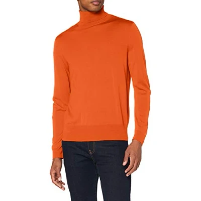 Image of FALKE Men&#039;s Longsleeve 60129 Turtleneck Long Sleeve, Hokkaido, S