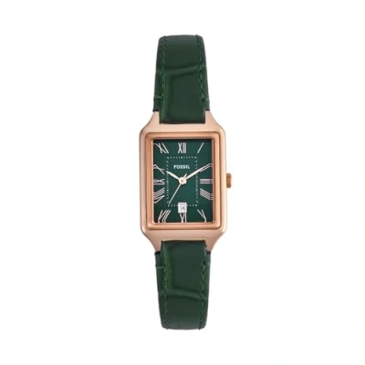 Image of Fossil Women&#039;s Analog Quartz Watch with Leather Strap ES5366