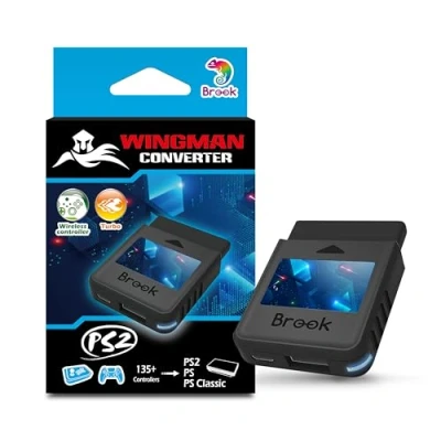 Image of Brook Wingman PS2 Converter for Xbox 360/Xbox One/XSXS/Xbox Elite 1&amp;2/PS5/PS4/PS3/Switch Pro Controller to PS2/PS/PS Classic
