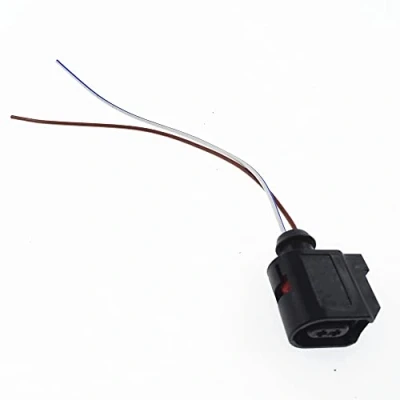 Image of 6E0973702 2 pin ABS Sensor Plug Harness For VW Golf MK6 MK7 B6 Audi A1 A6 A3 Q5 Q7 TT Seat Altea Skoda Octavia