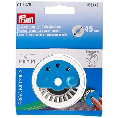 Image of Prym Pinking Blade for Rotary Cutter Ergonomics 45 mm x 1, Multi, One Size