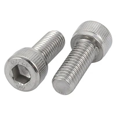 Image of Sourcingmap M8x20mm 304 Stainless Steel Left Hand Thread Hex Socket Head Cap Screw Bolt 2pcs