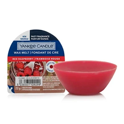 Image of Yankee Candle Wax Melts Red Raspberry Up to 8 Hours of Fragrance 1 Count