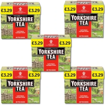 Image of tea Bags Of Yorkshire bulk packs (5x80 (total 400 bags))