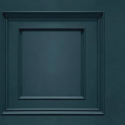Image of Oliana Wood Panel Wallpaper Belgravia 8491 Navy