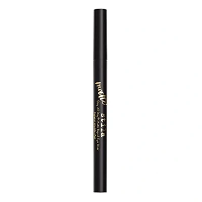 Image of Stila All Day Waterproof Liquid Eye Liner, Easy To Use Eyeliner Pen, Smudge and Transfer Proof, Liner Stays On Night, Goes Smoothly Without Skipping or Smudging Intense Matte Black