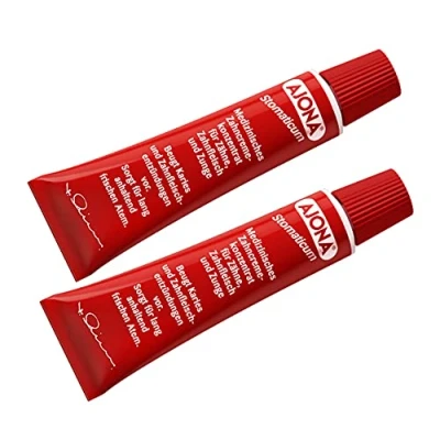 Image of Ajona Stomaticum Toothpaste 2X 25ML Travel Size Imported by DFB