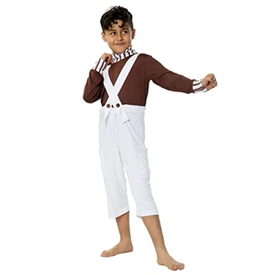 Image of The Fancy Dress® BOYS SCHOOL BOOK WEEK Factory Worker Costume for Role Play, Kids Dress Theme Parties, Children WORLD DAY OUTFIT. (4 6 Years (Small)