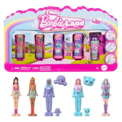 Image of Barbie Mini BarbieLand Reveal Dolls 5 Pack, 1.5 inch with Surprise Unboxing, Different Reveals (Styles May Vary), JCB27