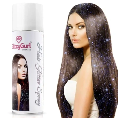 Image of Hair Glitter Spray 125ml Made in UK (Cosmic Blue)