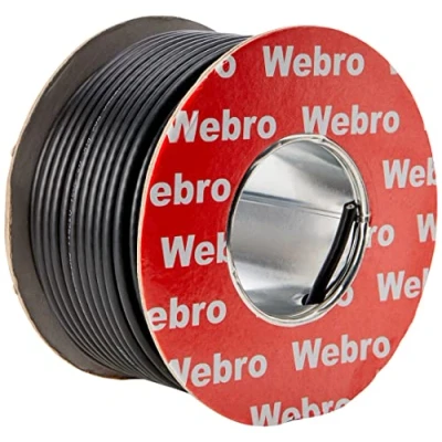 Image of Webro RG6 TV and Satellites Coaxial Coax Cable 50m Black