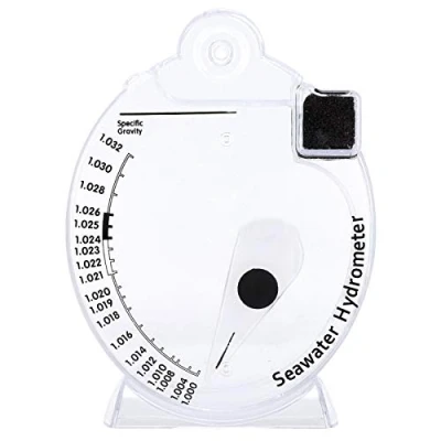 Image of Concentration Specific Gravity Sea Saltwater Hydrometer, Test Aquarium Testing Tool Fish Tank Pets Animals for Aquarium(HD T H018)