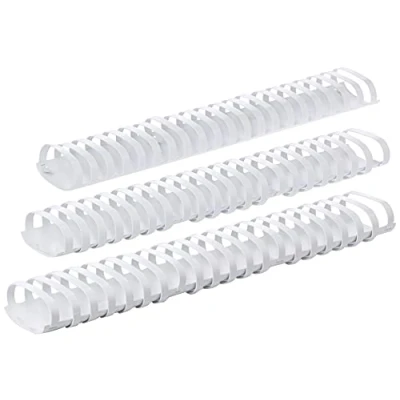 Image of GBC Binding Combs Plastic 21 Ring 450 Sheets A4 51mm White Ref 4028207 [Pack of 50]