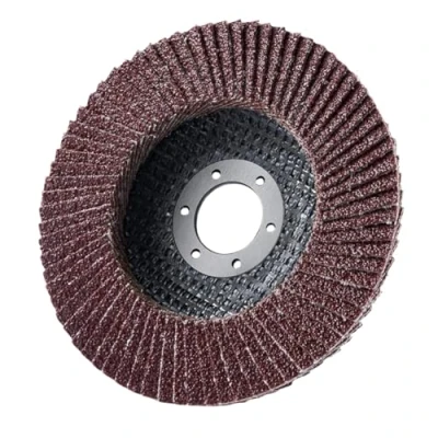 Image of Garden Mile Heavy Duty 60 Grit Flap Discs 115mm Aluminium Oxide Grinding And Sanding Disc Angle Grinder Power Tool Attachment For Metal Wood Plastic