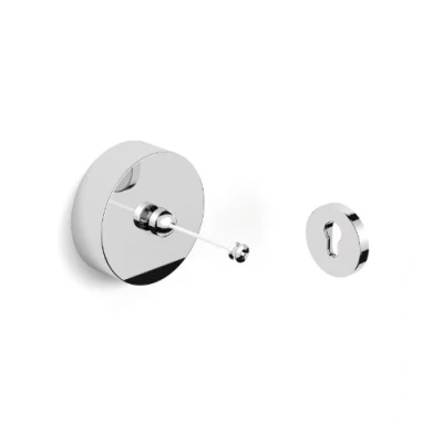 Image of Smedbo &quot;Outline&quot; Clothes Line Retractable, Polished Chrome, 9 x 3 cm, Silver