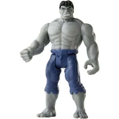 Image of Marvel F2662 Hasbro Legends 3.75 Inch Retro 375 Collection Grey Hulk Action Figure, Multicoloured