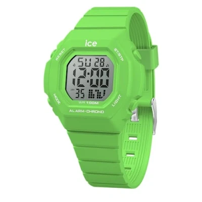 Image of ICE WATCH digit ultra Green Boy&#039;s (Unisex) wristwatch with plastic strap 022097 (Small)