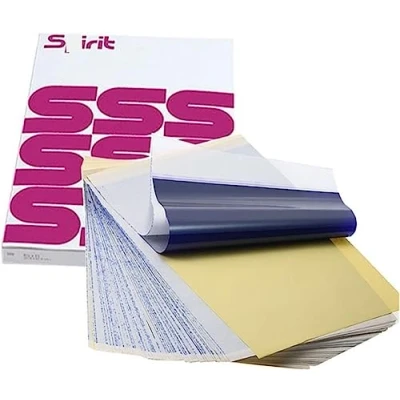 Image of Tattoo Transfer Paper A4 Size Thermal Stencil Carbon Copier Spirit 100 Sheets