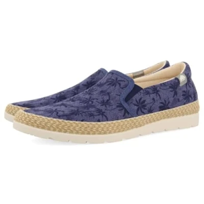 Image of GIOSEPPO Men&#039;s sortino Espadrille Wedge Sandal, Navy, 9.5 UK