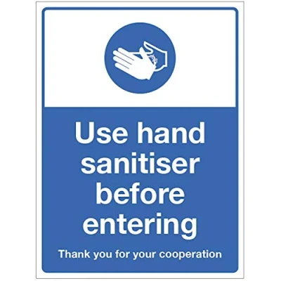Image of Use hand sanitiser before entering