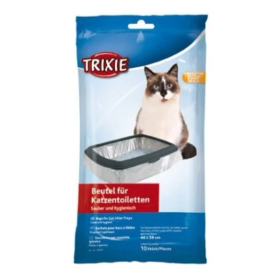 Image of Bulk Trixie Cat Litter Tray Bags, 46 59 cm, 6 Packs Of 10 60 Pieces
