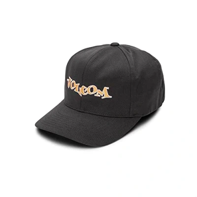 Image of Volcom Men&#039;s Demo Adjustable Hat Baseball Cap, Rinsed Black, One Size