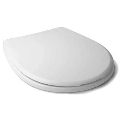 Image of TATAY Toilet seat in thermoplastic material, high impact resistance, recyclable and long lasting. White colour, glossy finish