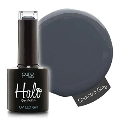 Image of Halo Gel Polish *Full Range 8ml* **CHOOSE YOUR COLOUR(S)** (Charcoal Grey N2813)