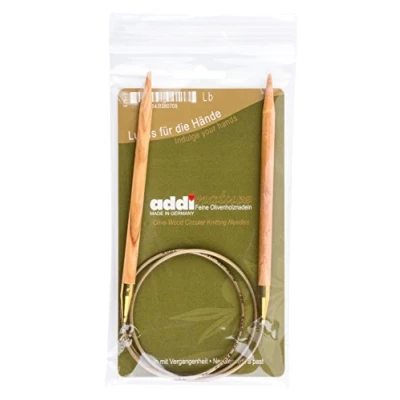 Image of Addi Nature circular needle olive wood 80cm 9.00mm 1pc