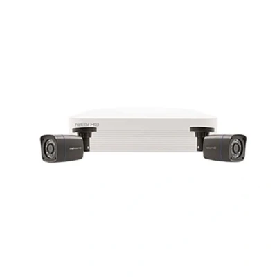 Image of ESP 4 Channel 500GB Rekor HD CCTV Bullet Kit 2 Camera Grey