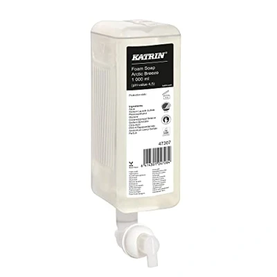 Image of Katrin Foam Soap Arctic Breeze 1000ml (Pack of 6) 47307