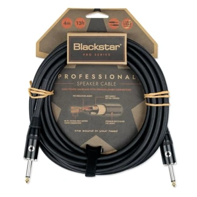 Image of BLACKSTAR Professional Speaker Cables S S/Floor Board Amplifier 4m Black Star Cable